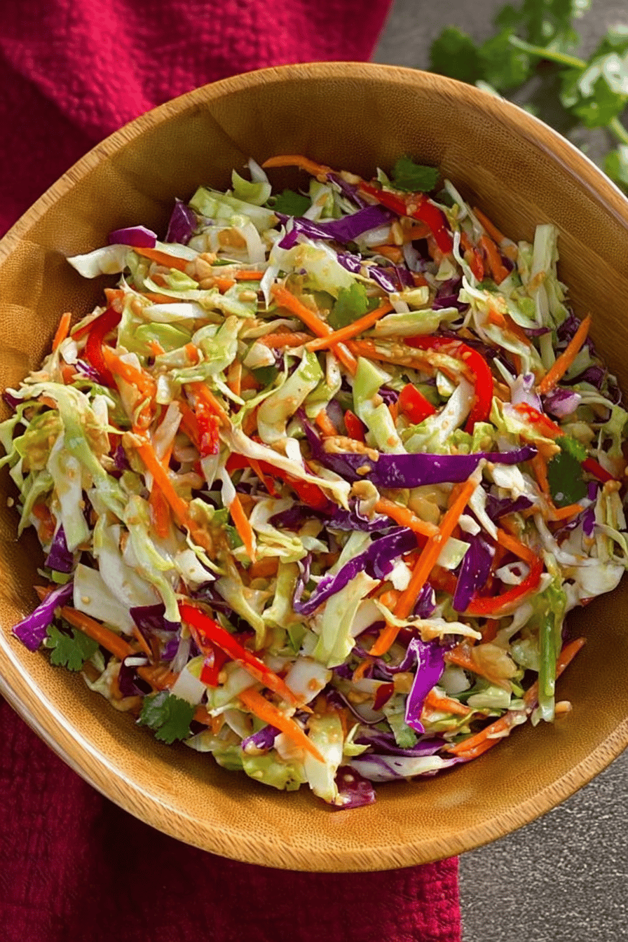 Healthy & Flavorful: Discover the Best Thai Peanut Slaw Recipe Today