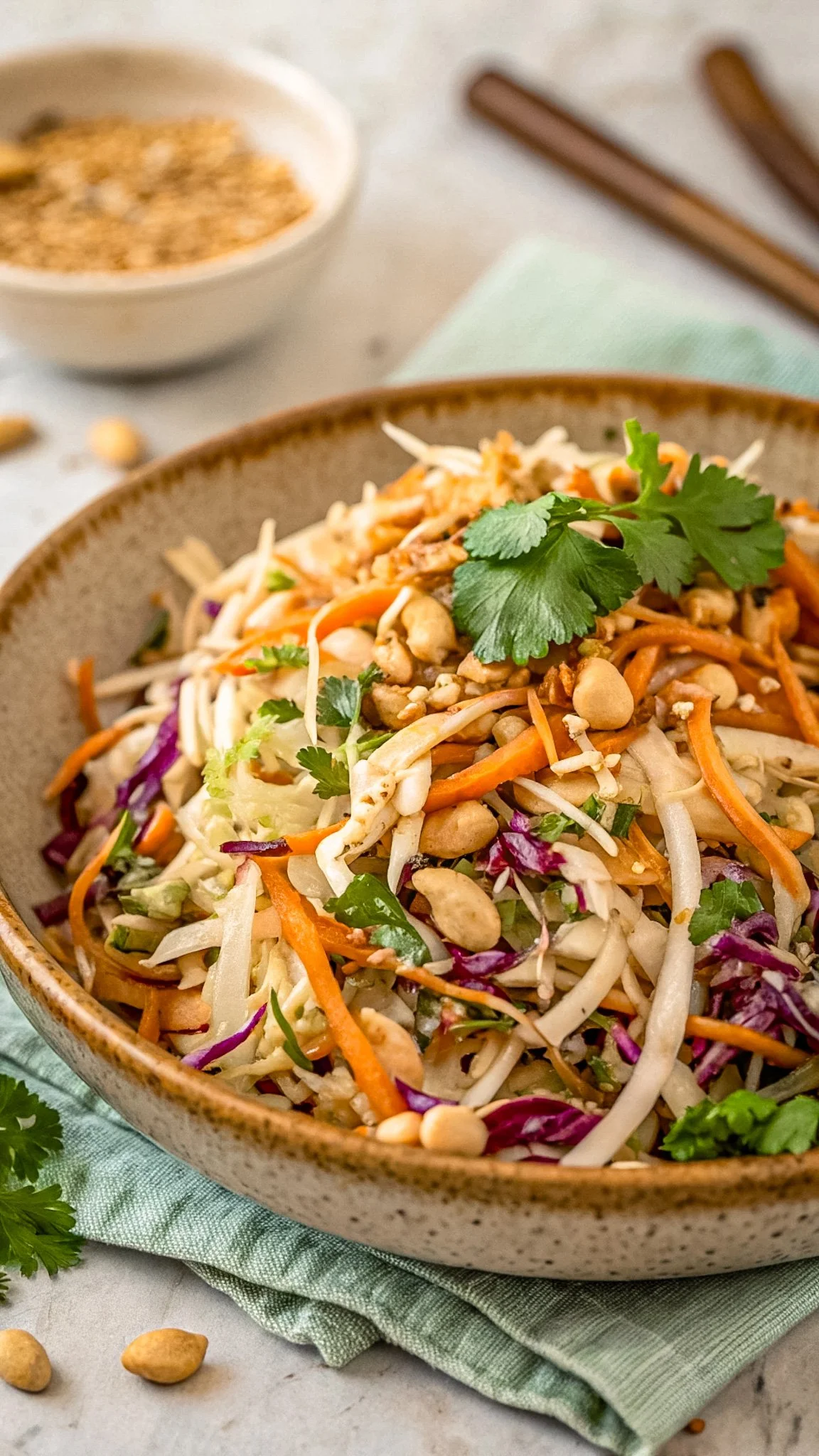 Whip Up This Thai Slaw with Peanut Dressing in Under 30 Minutes